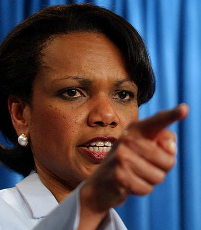National Security Advisor Condoleezza Rice, a press briefing, the White House, May 28, 2003.
