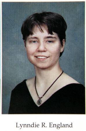 U.S. soldier Lynndie R. England is pictured in her 2001 senior portrait from Frankfort High School in Short Gap, West Virginia.