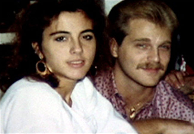 Terri and Michael Schiavo who met in the Philadelphia suburbs and married in 1984 are pictured in an undated photograph.