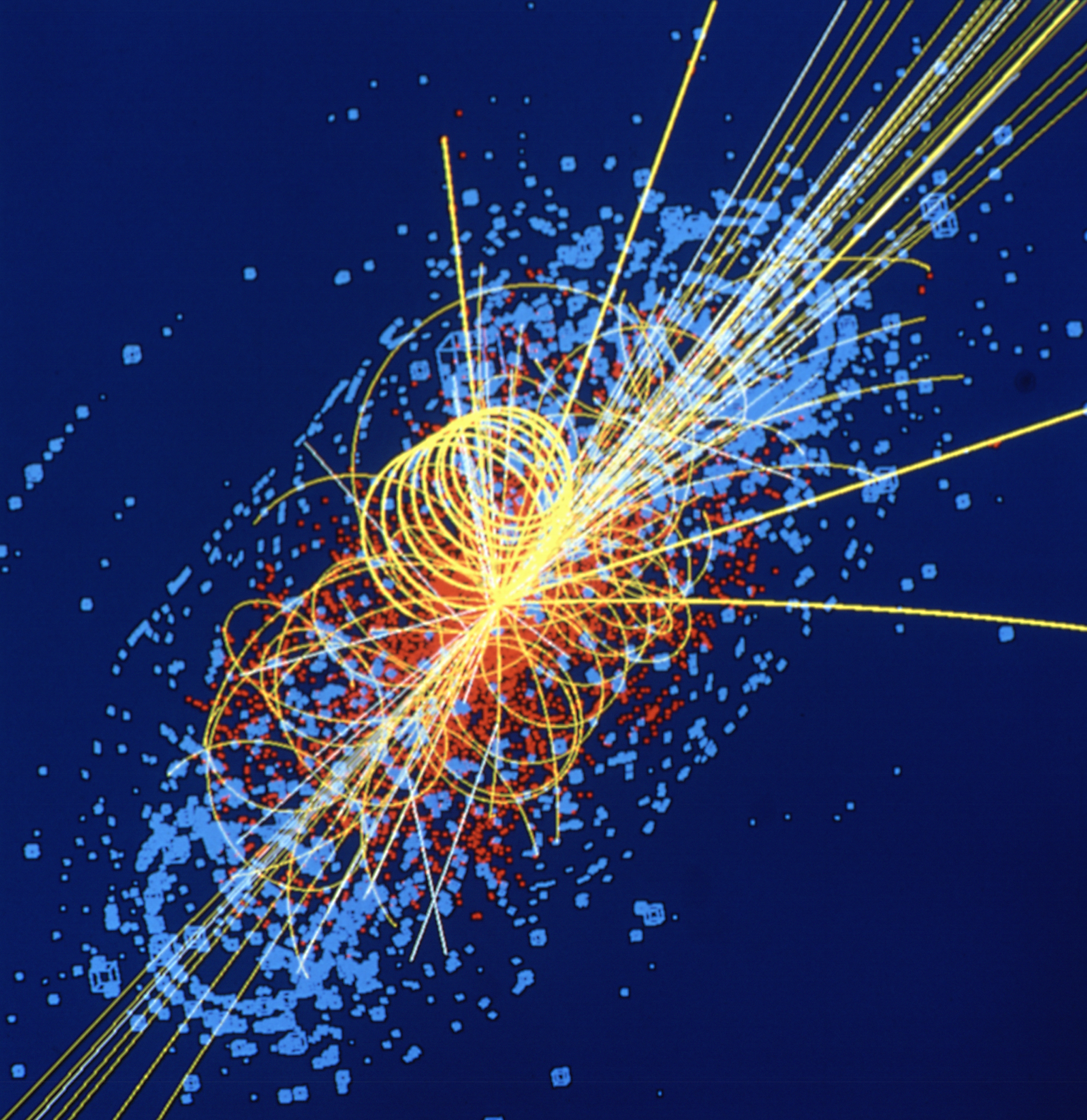 A CERN artist's impression of the decay of the Higgs boson.