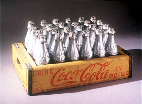 Andy Warhol's 'Silver Coke Bottles', 1967.