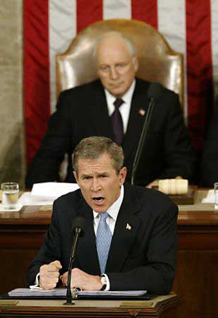 George W. Bush and Dick Cheney 