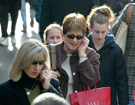 Cellphones, New York.