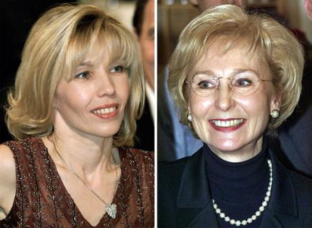 Doris Schroeder-Koepf and Karin Stoiber.