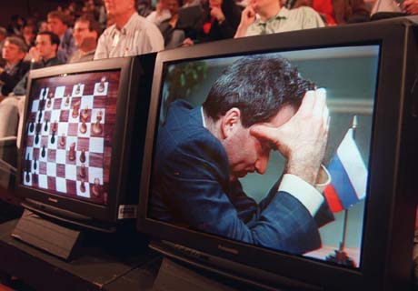 The Kasparov/Deep Blue Rematch, Deep Blue war room, the 35th floor, Equitable Center, Manhattan, Fourth game, May 7, 1997.