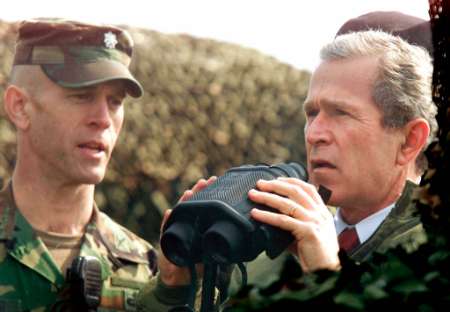 George W. Bush in Korean DMZ