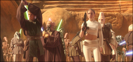 Star Wars Episode II Attack of the Clones, 2002.