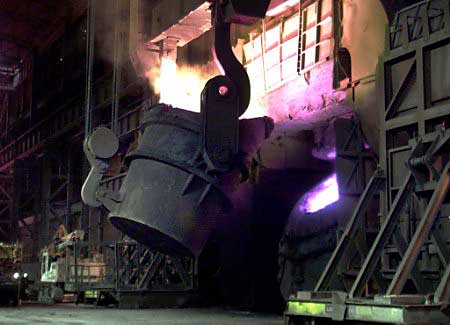 Iron and steel factory