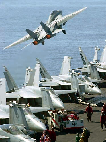 USS Abraham Lincoln CVN-72, the 13th birthday of the carrier, November 11, 2002.