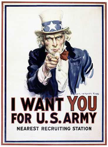 James Montgomery Flagg's Uncle Sam Poster (1916)