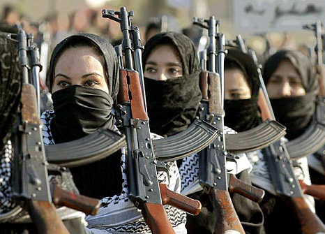 A volunteer army of women, Baghdad, Iraq, Early January 2003.