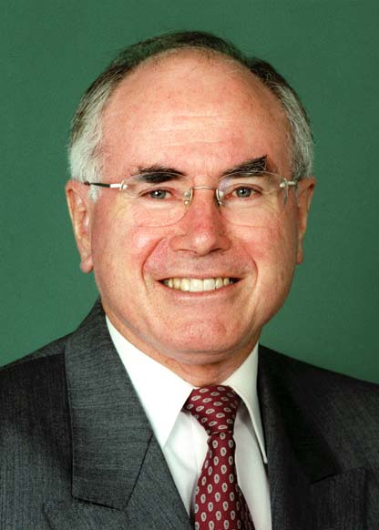 John Howard, Prime Minister of Australia.