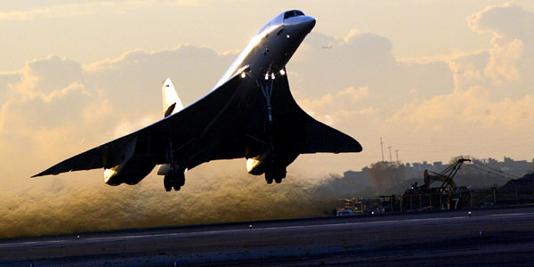 The Concorde final flight home, John F. Kennedy International Airport, New York, October 24, 2003.