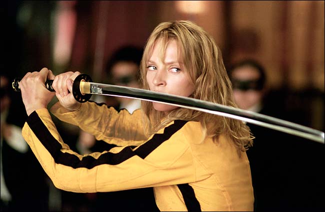 Uma Thurman in Kill Bill Vol 1 (2003)