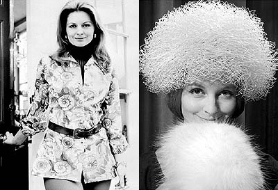 Sandra Howard, wife of Conservative Party Member of Parliament Michael Howard during her brief career as a model, 1990s.