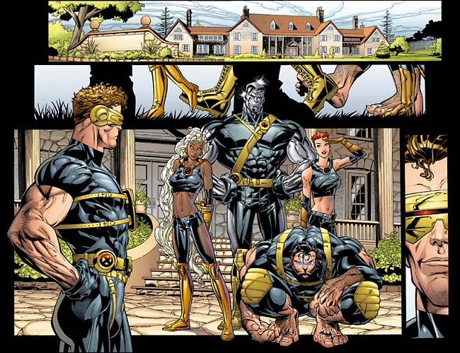 Jack Kirby's X-Men comicbook characters created for Marvel Comics.
