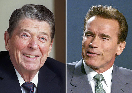 Search Ronald Reagan and Arnold Schwarzenegger are two former actors whose political careers began in Sacramento.