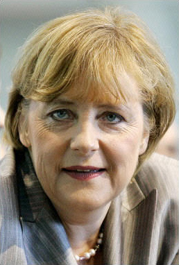 Angela Merkel, chairwoman of Germany's Christian Democratic Union (CDU) party.