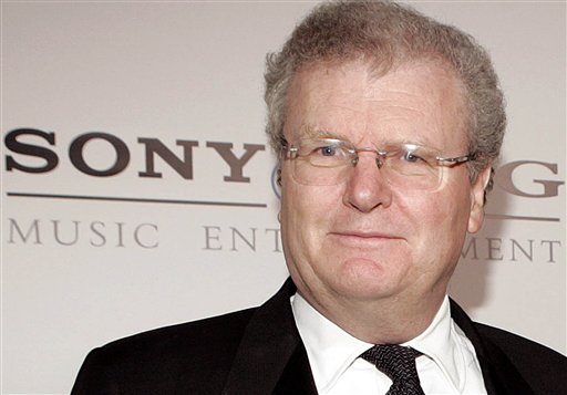 Sony executive Howard Stringer arrives to the Sony BMG Music Entertainment Grammy Party held at the Hollywood Roosevelt Hotel, Los Angeles, February 13, 2005.