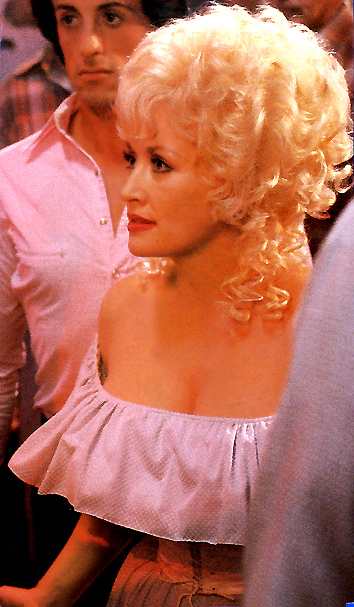 Dolly Parton and Sylvester Stallone in Rhinestone (1984)
