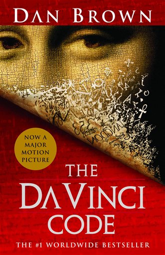 The cover of the paperback version of Dan Brown's 'The da Vinci Code,' (originally published in March 18, 2003), that sold more than 500,000 copies in its first week of paperback release, early April 2006, and an initial printing of 5 million has been upped to 6 million.