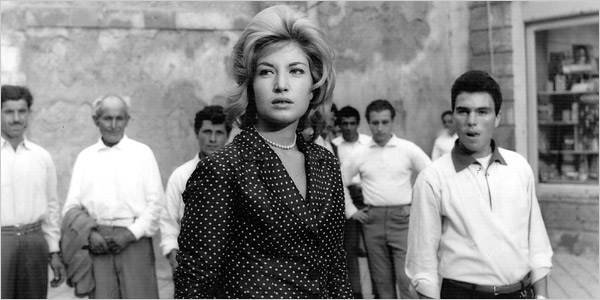 Monica Vitti in Michelangelo Antonionis masterpiece 'L'Avventura,' (1960).