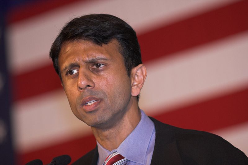 Louisiana Governor Bobby Jindal, at campaign event for presidential candidate John McCain in Kenner, Louisiana, June 4, 2008.