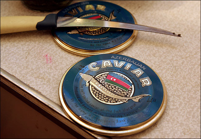 Azerbaijan Caviar can