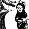A cartoon depicts Muhammad's desire for Aisha, his child bride, whose marriage was consumated when she was nine years old, posted by Giraldus Cambrensis on WesternResistance.com, February 2, 2006.