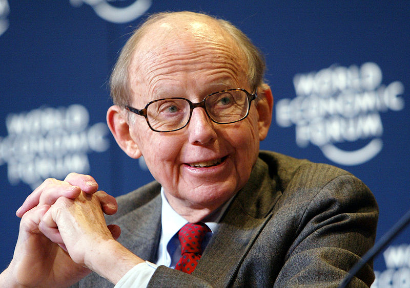 Samuel P. Huntington, Chairman of Harvard Academy for International and Area Studies, USA, captured during the session 'When Cultures Conflict,' the Annual Meeting 2004 of the World Economic Forum, Davos, Switzerland, January 25, 2004.