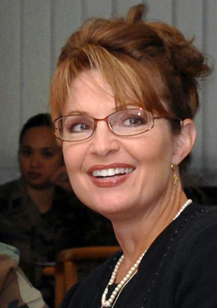 Governor Sarah Palin during her visit to wounded Airmen at Ramstein Air Base and Soldiers at Landstuhl Regional Medical Center, Germany, July 26, 2007.