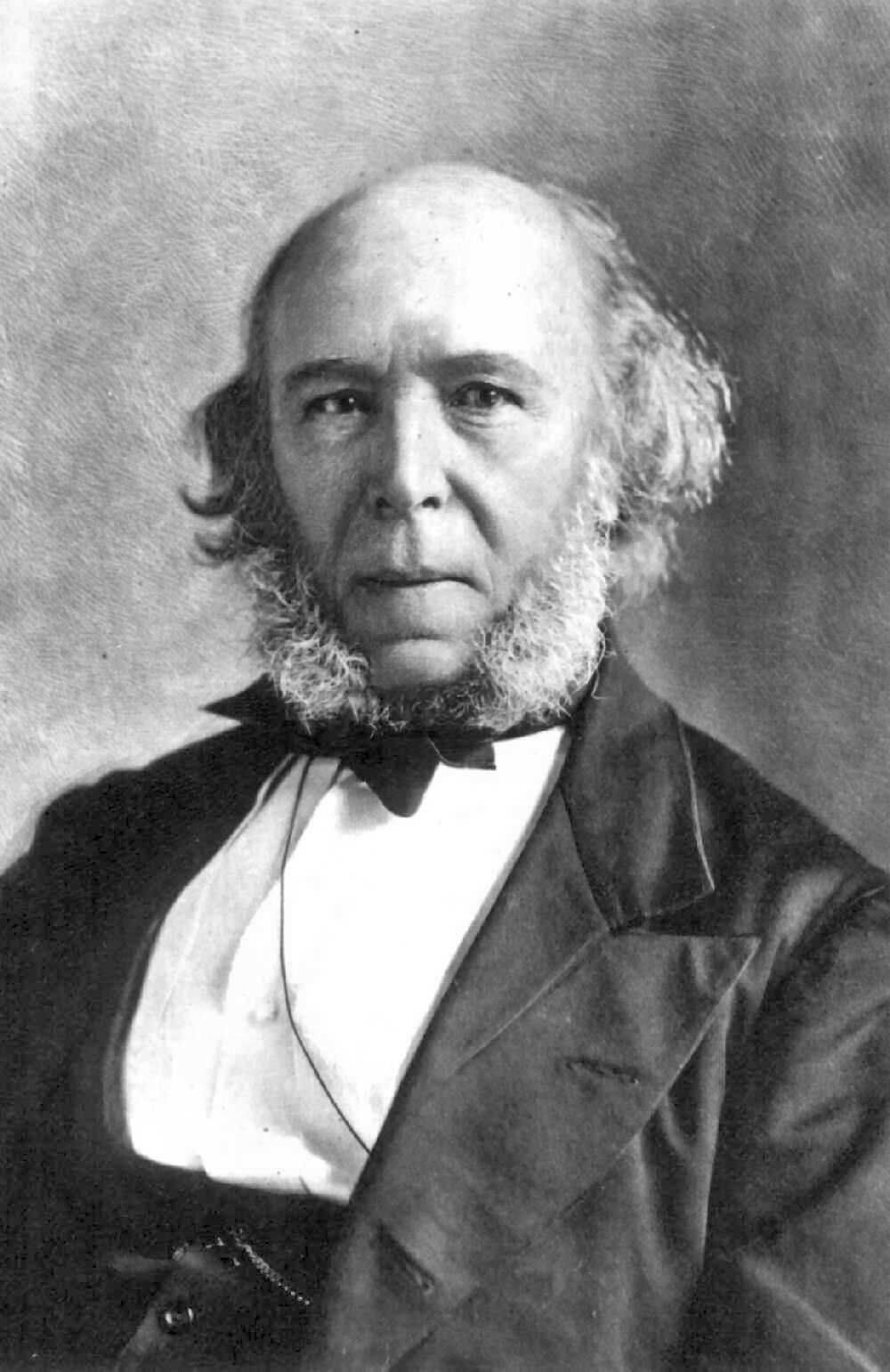 English philosopher Herbert Spencer (April 27, 1820 - December 8, 1903).