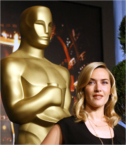 Kate Winslet, best actress nominee for The Reader, attends the Academy of Motion Picture Arts and Sciences annual nominees luncheon at the Beverly Hilton, Februsry 2, 2009.