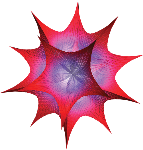 Wolfram Spikey, the logo for Mathematica programme, Version 7.
