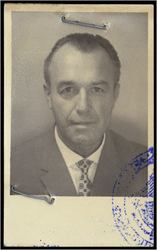 The Egyptian passport photo of Tarek Hussein Farid, formerly Dr. Aribert Ferdinand Heim, the member of Hitlers elite Waffen-SS and a medical doctor at the Buchenwald, Sachsenhausen and Mauthausen concentration camps, who was known as Dr. Death.