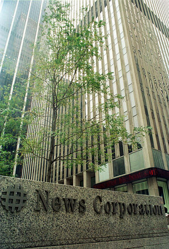 The News Corp. U.S. headquarters are seen in New York, August 14, 2002.