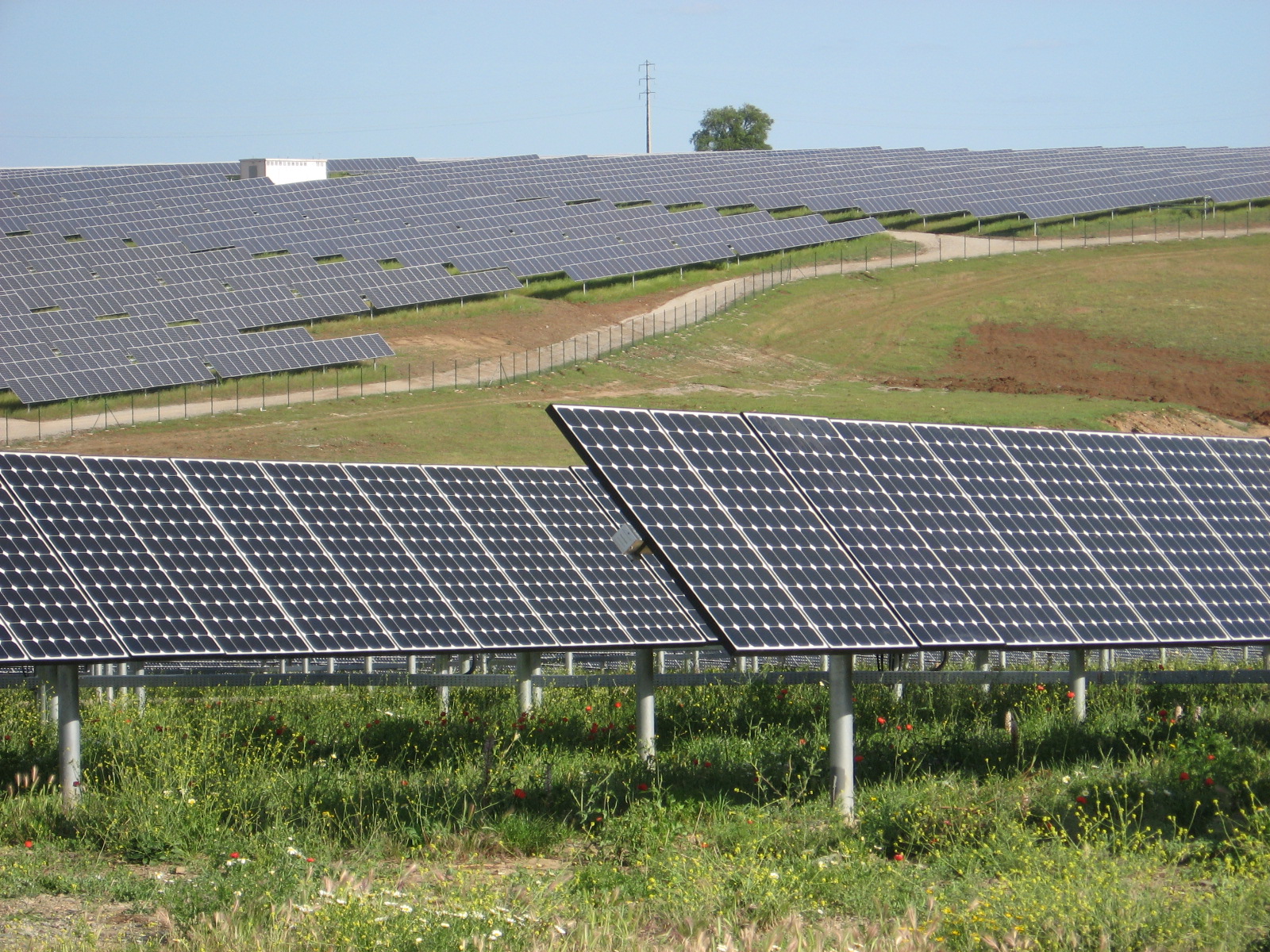 An 11 MW solar power plant, Serpa, Portugal.