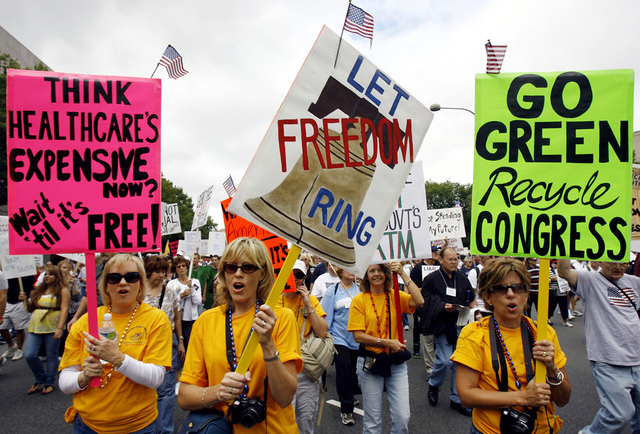 Hundreds of thousands of taxpayers storm Washington, D.C., to take their fight against excessive spending, bailouts, growth of big government and soaring deficits to the front door of the U.S. Capitol, September 12, 2009.