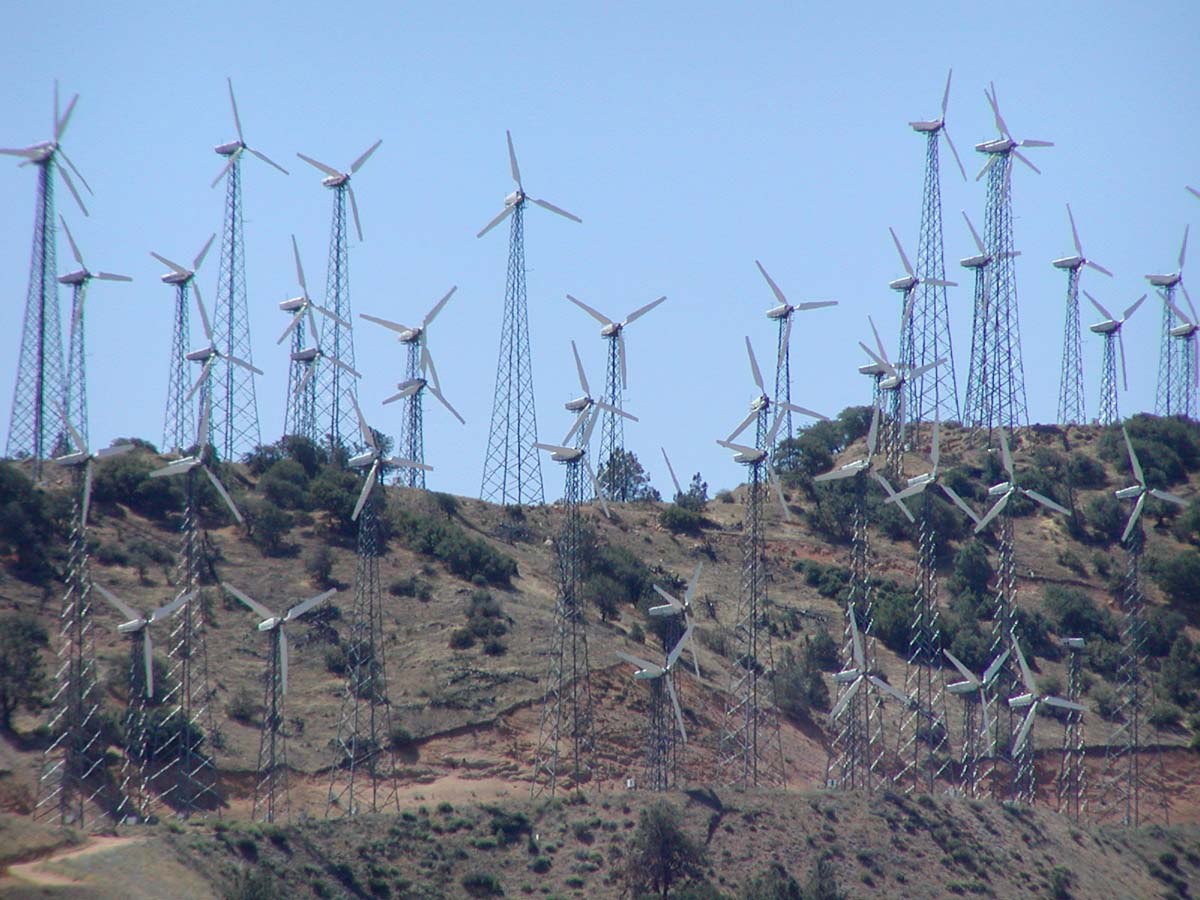 Wind farm, Tehachapi, California.