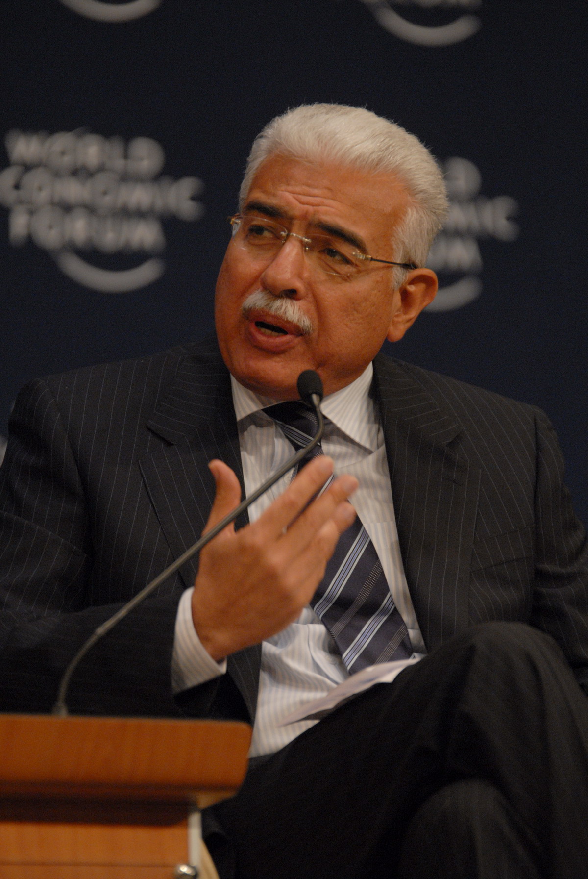 Ahmed Nazif, Prime Minister of Egypt speaks during a session of the World Economic Forum on the Middle East 2008, Sharm a-Sheikh, Egypt, May 19, 2008.
 
