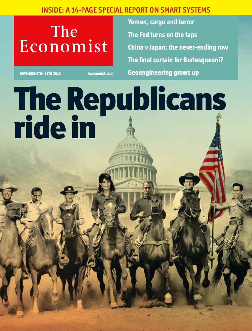 Cover of The Economist issue of November 6, 2010.