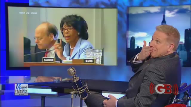 Glenn Beck ridicules Representative Maxine Waters (Democrat, California), for her May 22, 2008 comments threatening oil executives to nationalize the industry and all other industries of the United States, Glenn Beck Show, Fox News Channel, January 12, 2010.