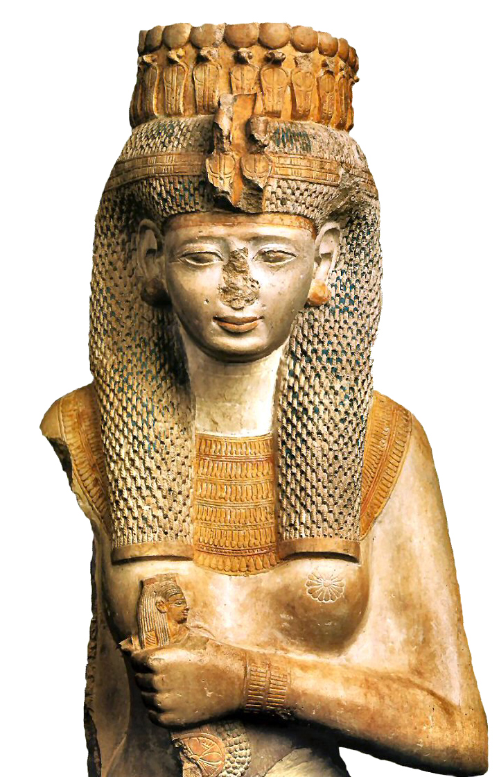 Meritamun, or The White Queen, daughter and wife of Ramesses II, found in the Ramesseum, moved to Cairo Museum.