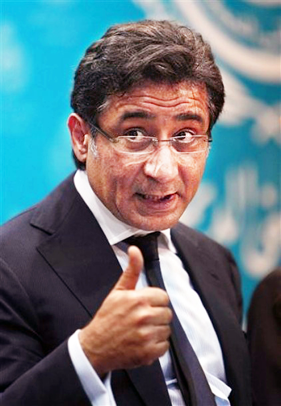 Ahmed Ezz, Chairman of the Organization Committee, during a session of the 7th General Convention of the National Democratic Party, Cairo, Egypt, December 26, 2010.