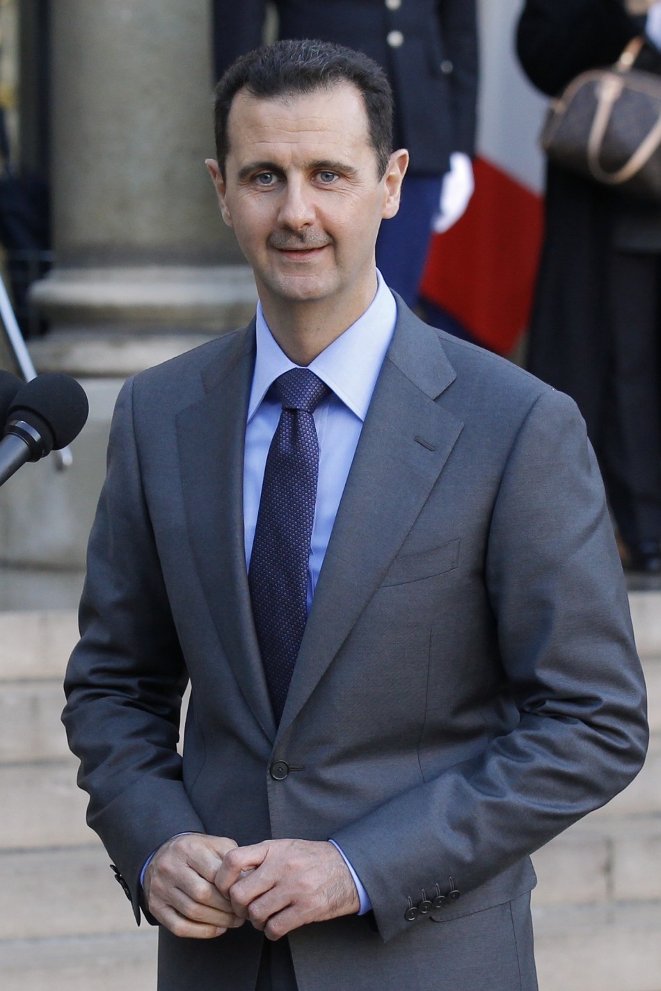 Syria's President Bashar Al-Asad, early 2011.