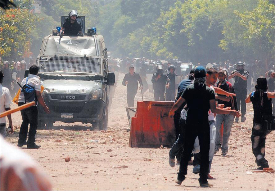 Failed Arab Coup d'État aftermath, Egypt, A-Tahrir Square, June 28, 2011.