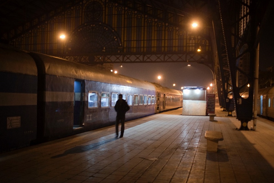 A few weeks after deposing longtime president Hosni Mubarak, photographer Alan Chin took a train across Egypt by rail on assignment for Newsweek magazine, traveling from Alexandria on the Mediterranean to Aswan in the south, early February 2011.