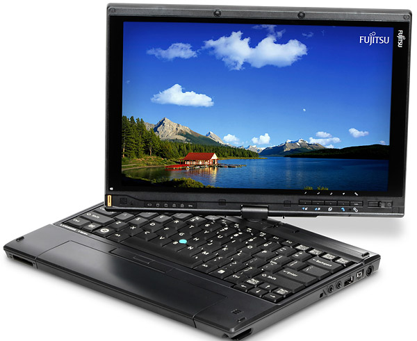 Fujitsus Lifebook T2010 laptop computer, 2007.