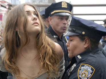 New York arrest, October 2, 2011.