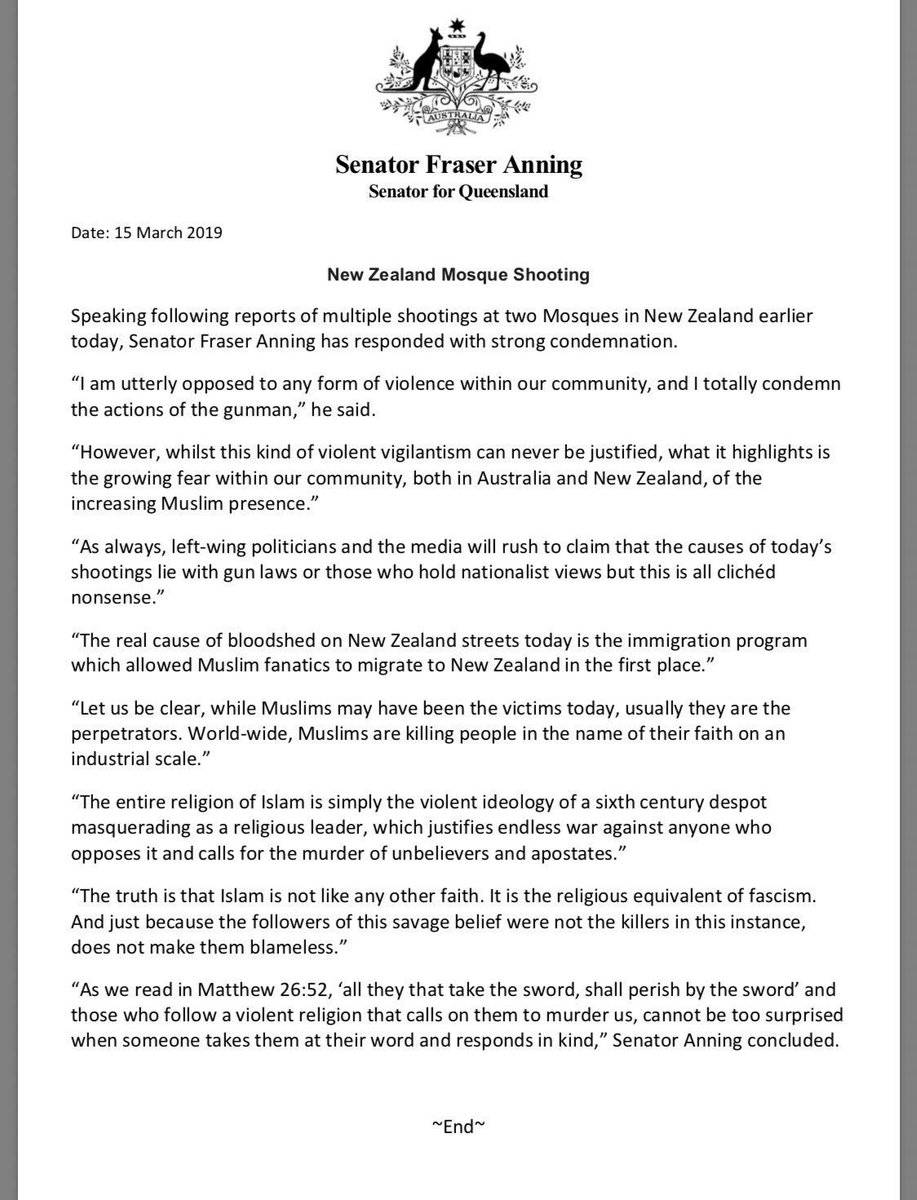 New Zealand's Brenton Tarrant Mosques Massacre, March 15, 2019.